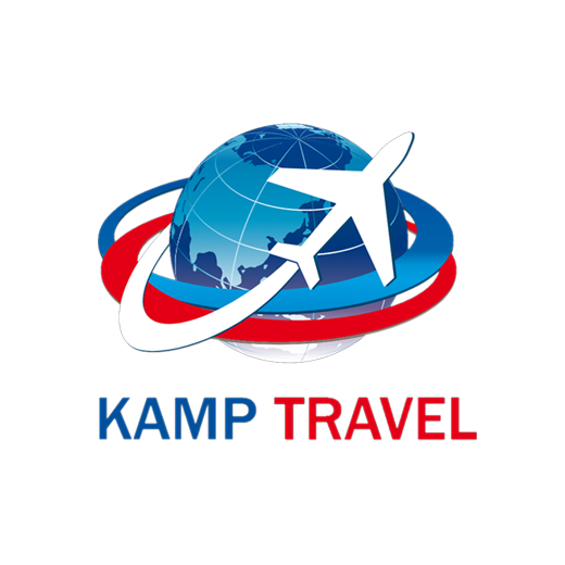 Логотип туристической компании «Kamp Travel»