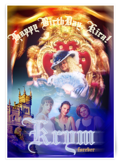 Поздравительный плакат-фотоколлаж «Крым форева»